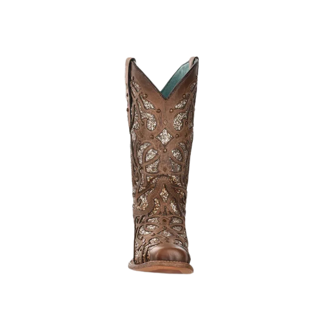 Corral Women's Glittered Square Toe Oryx Boots