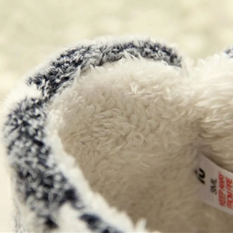 Cozy Winter Suede Cotton Slippers with Thick Sole for Women
