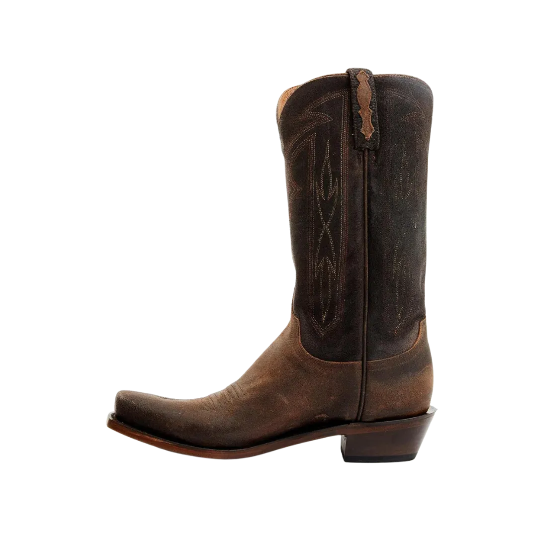 Lucchese Men's Whiskey Suede Cowboy Lucchese Boots