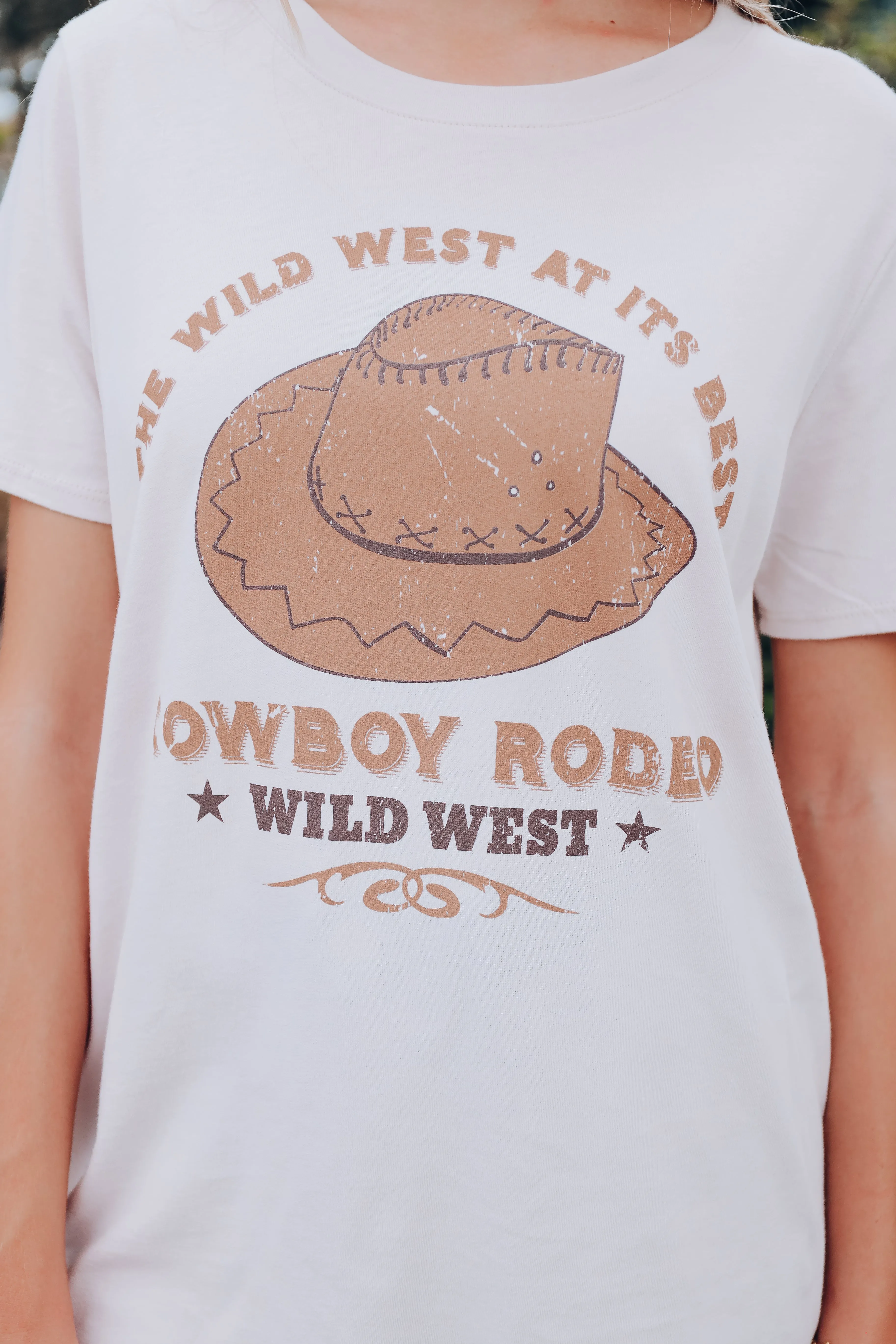 Wild West At It's Best Graphic Tee - Sand